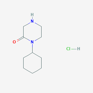 1-Cyclohexylpiperazin-2-one hydrochloride