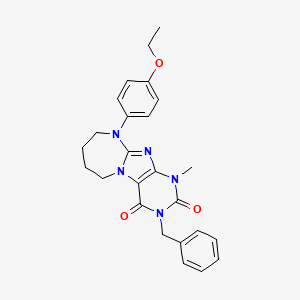 3-benzyl-10-(4-ethoxyphenyl)-1-methyl-7,8,9,10-tetrahydro-1H-[1,3]diazepino[2,1-f]purine-2,4(3H,6H)-dione
