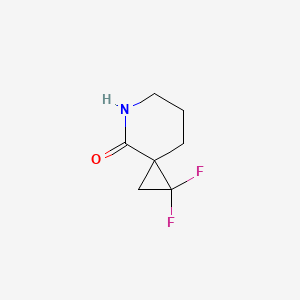molecular formula C7H9F2NO B2900470 1,1-Difluoro-5-azaspiro[2.5]octan-4-one CAS No. 2230803-17-3