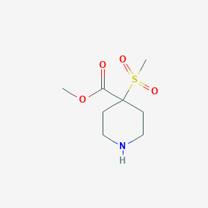Methyl 4-methylsulfonylpiperidine-4-carboxylate