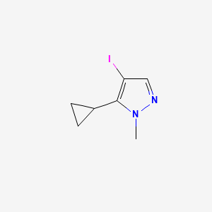 5-cyclopropyl-4-iodo-1-methyl-1H-pyrazole
