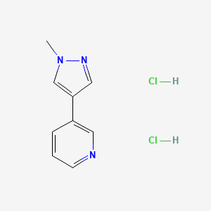 3-(1-methyl-1H-pyrazol-4-yl)pyridine dihydrochloride