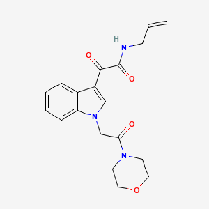 N-allyl-2-(1-(2-morpholino-2-oxoethyl)-1H-indol-3-yl)-2-oxoacetamide