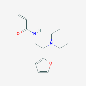 molecular formula C13H20N2O2 B2900744 N-[2-(diethylamino)-2-(furan-2-yl)ethyl]prop-2-enamide CAS No. 2094281-01-1