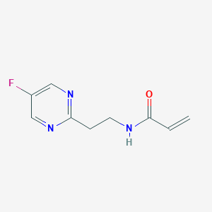 molecular formula C9H10FN3O B2900745 N-[2-(5-Fluoropyrimidin-2-yl)ethyl]prop-2-enamide CAS No. 2411241-78-4