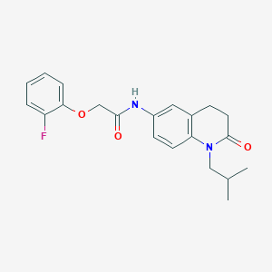 2-(2-fluorophenoxy)-N-(1-isobutyl-2-oxo-1,2,3,4-tetrahydroquinolin-6-yl)acetamide