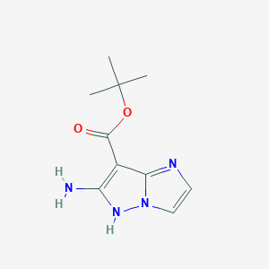 Tert-butyl 6-amino-5H-imidazo[1,2-b]pyrazole-7-carboxylate