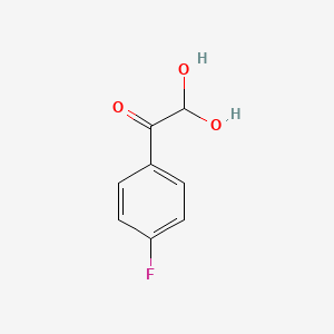 B2900805 1-(4-Fluorophenyl)-2,2-dihydroxyethanone CAS No. 395-33-5; 447-43-8