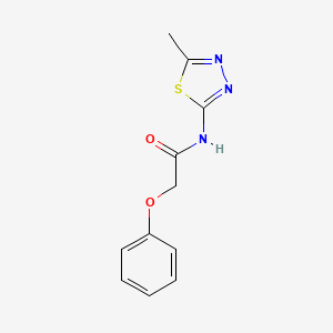 N-(5-methyl-1,3,4-thiadiazol-2-yl)-2-phenoxyacetamide