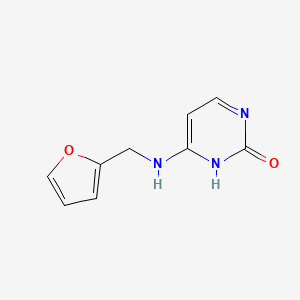 molecular formula C9H9N3O2 B2900840 4-N-Furfurylcytosine CAS No. 847035-46-5