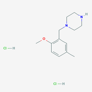molecular formula C13H22Cl2N2O B2900888 1-(2-Methoxy-5-methylbenzyl)piperazine dihydrochloride CAS No. 1052548-44-3