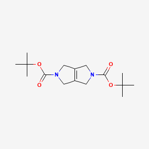 molecular formula C16H26N2O4 B2900906 Di-tert-butyl 4,6-dihydropyrrolo[3,4-c]pyrrole-2,5(1h,3h)-dicarboxylate CAS No. 1894988-79-4