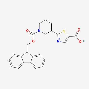 2-(1-{[(9H-fluoren-9-yl)methoxy]carbonyl}piperidin-3-yl)-1,3-thiazole-5-carboxylic acid