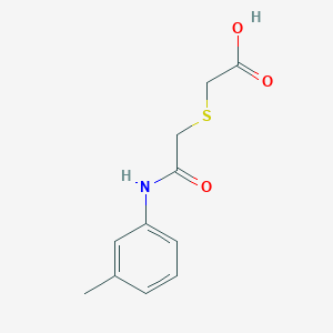 ({2-[(3-Methylphenyl)amino]-2-oxoethyl}thio)acetic acid