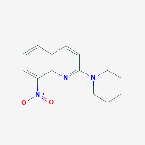8-Nitro-2-piperidin-1-ylquinoline