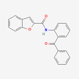 N-(2-benzoylphenyl)-1-benzofuran-2-carboxamide