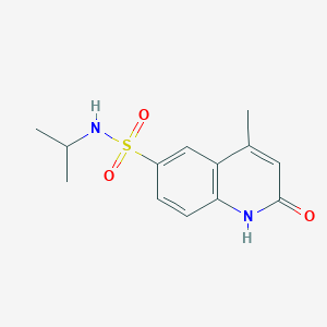 N-Isopropyl-4-methyl-2-oxo-1,2-dihydroquinoline-6-sulfonamide