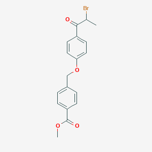 Methyl 4-[4-(2-bromopropanoyl)phenoxymethyl]benzoate