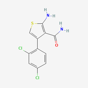 2-Amino-4-(2,4-dichlorophenyl)thiophene-3-carboxamide