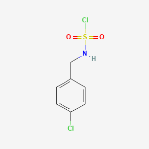 N-[(4-Chlorophenyl)methyl]sulfamoyl chloride