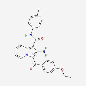2-amino-3-(4-ethoxybenzoyl)-N-(p-tolyl)indolizine-1-carboxamide