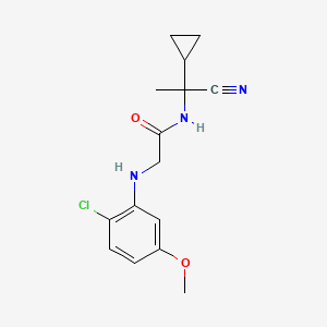 2-[(2-chloro-5-methoxyphenyl)amino]-N-(1-cyano-1-cyclopropylethyl)acetamide