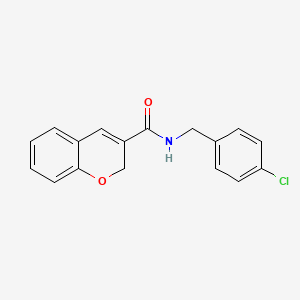 N-(4-chlorobenzyl)-2H-chromene-3-carboxamide