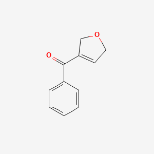molecular formula C11H10O2 B2901109 3-benzoyl-2,5-dihydrofuran CAS No. 119476-25-4
