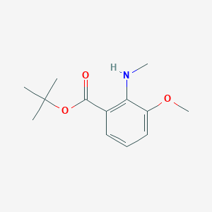 molecular formula C13H19NO3 B2901137 Tert-butyl 3-methoxy-2-(methylamino)benzoate CAS No. 2248325-83-7