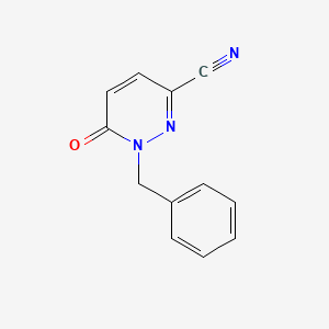 1-Benzyl-6-oxo-1,6-dihydropyridazine-3-carbonitrile