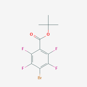 molecular formula C11H9BrF4O2 B2901174 Tert-butyl 4-bromo-2,3,5,6-tetrafluorobenzoate CAS No. 1260838-33-2