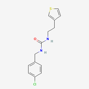 1-(4-Chlorobenzyl)-3-(2-(thiophen-3-yl)ethyl)urea