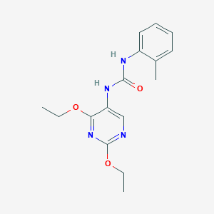 1-(2,4-Diethoxypyrimidin-5-yl)-3-(o-tolyl)urea
