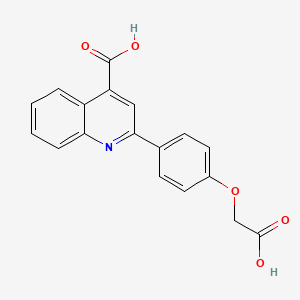 2-[4-(carboxymethoxy)phenyl]quinoline-4-carboxylic Acid
