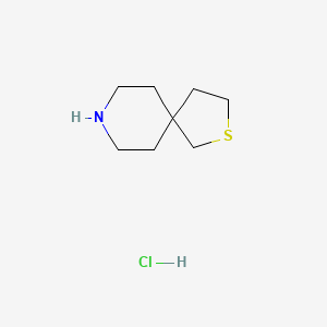 molecular formula C8H16ClNS B2901187 2-thia-8-azaspiro[4.5]decane hydrochloride CAS No. 1909316-85-3
