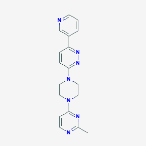 2-Methyl-4-[4-(6-pyridin-3-ylpyridazin-3-yl)piperazin-1-yl]pyrimidine