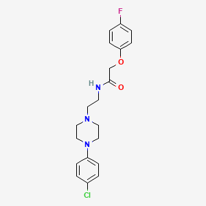 N-(2-(4-(4-chlorophenyl)piperazin-1-yl)ethyl)-2-(4-fluorophenoxy)acetamide
