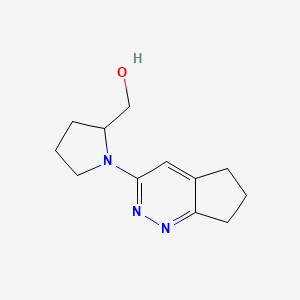 (1-(6,7-dihydro-5H-cyclopenta[c]pyridazin-3-yl)pyrrolidin-2-yl)methanol
