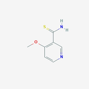 molecular formula C7H8N2OS B2901211 4-methoxypyridine-3-carbothioamide CAS No. 435271-27-5