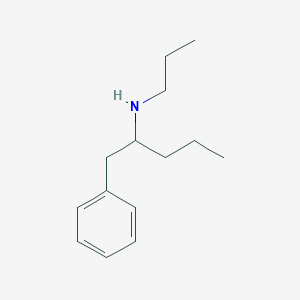 molecular formula C14H23N B2901215 (1-Phenylpentan-2-yl)(propyl)amine CAS No. 119485-94-8