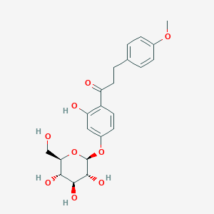molecular formula C22H26O9 B2901218 Bauhiniaside B CAS No. 69261-84-3