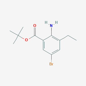 Tert-butyl 2-amino-5-bromo-3-ethylbenzoate