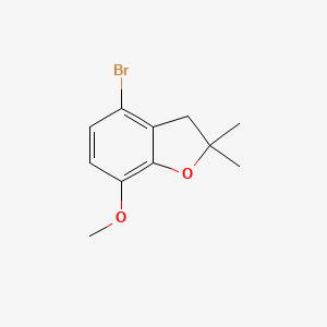 4-Bromo-7-methoxy-2,2-dimethyl-2,3-dihydro-1-benzofuran