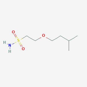 molecular formula C7H17NO3S B2901250 2-(3-Methylbutoxy)ethane-1-sulfonamide CAS No. 1250130-43-8