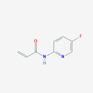 molecular formula C8H7FN2O B2901284 N-(5-fluoropyridin-2-yl)prop-2-enamide CAS No. 1491960-66-7