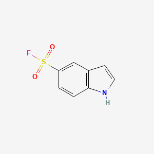 molecular formula C8H6FNO2S B2901296 1H-Indole-5-sulfonyl fluoride CAS No. 2052277-16-2