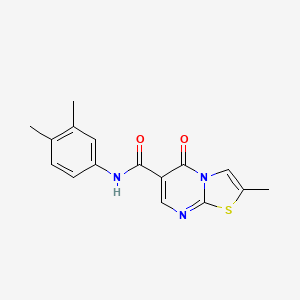 N-(3,4-dimethylphenyl)-2-methyl-5-oxo-5H-thiazolo[3,2-a]pyrimidine-6-carboxamide