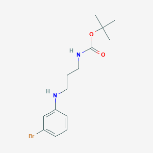 tert-butyl N-{3-[(3-bromophenyl)amino]propyl}carbamate