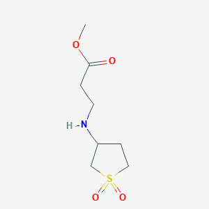 B2901525 methyl N-(1,1-dioxidotetrahydrothien-3-yl)-beta-alaninate CAS No. 1179474-10-2