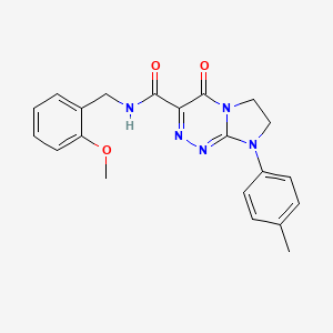 N-(2-methoxybenzyl)-4-oxo-8-(p-tolyl)-4,6,7,8-tetrahydroimidazo[2,1-c][1,2,4]triazine-3-carboxamide